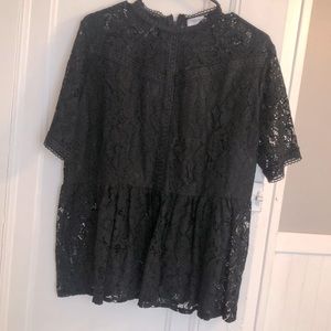 Black Lace Top